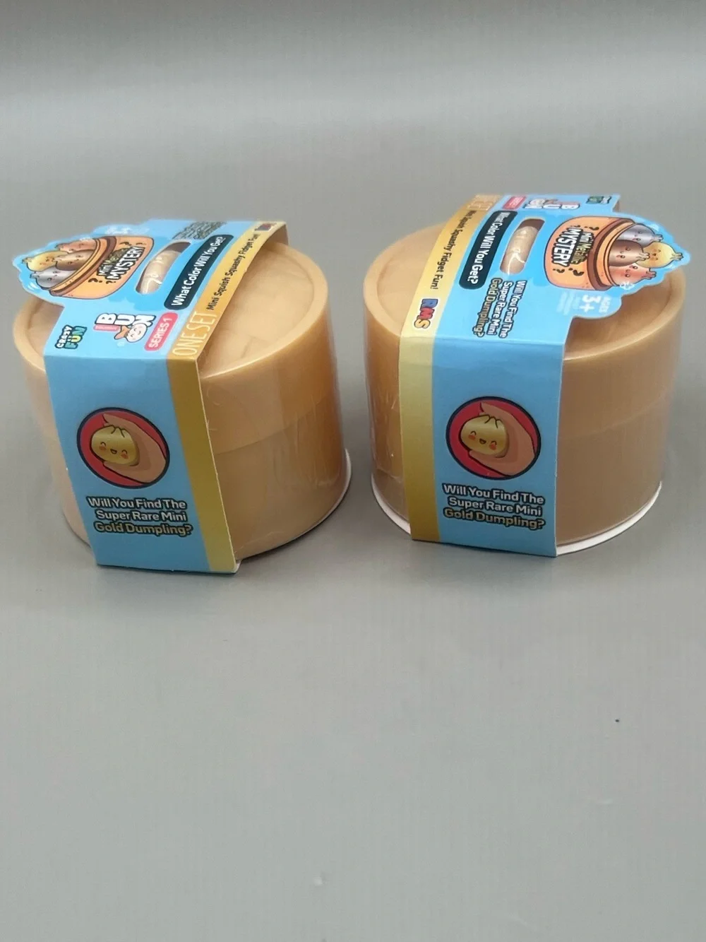 RMS Crazy Fun Mini METALLIC Mystery Viral Dumpling Bun ~ Set Of 2  NEW & SEALED